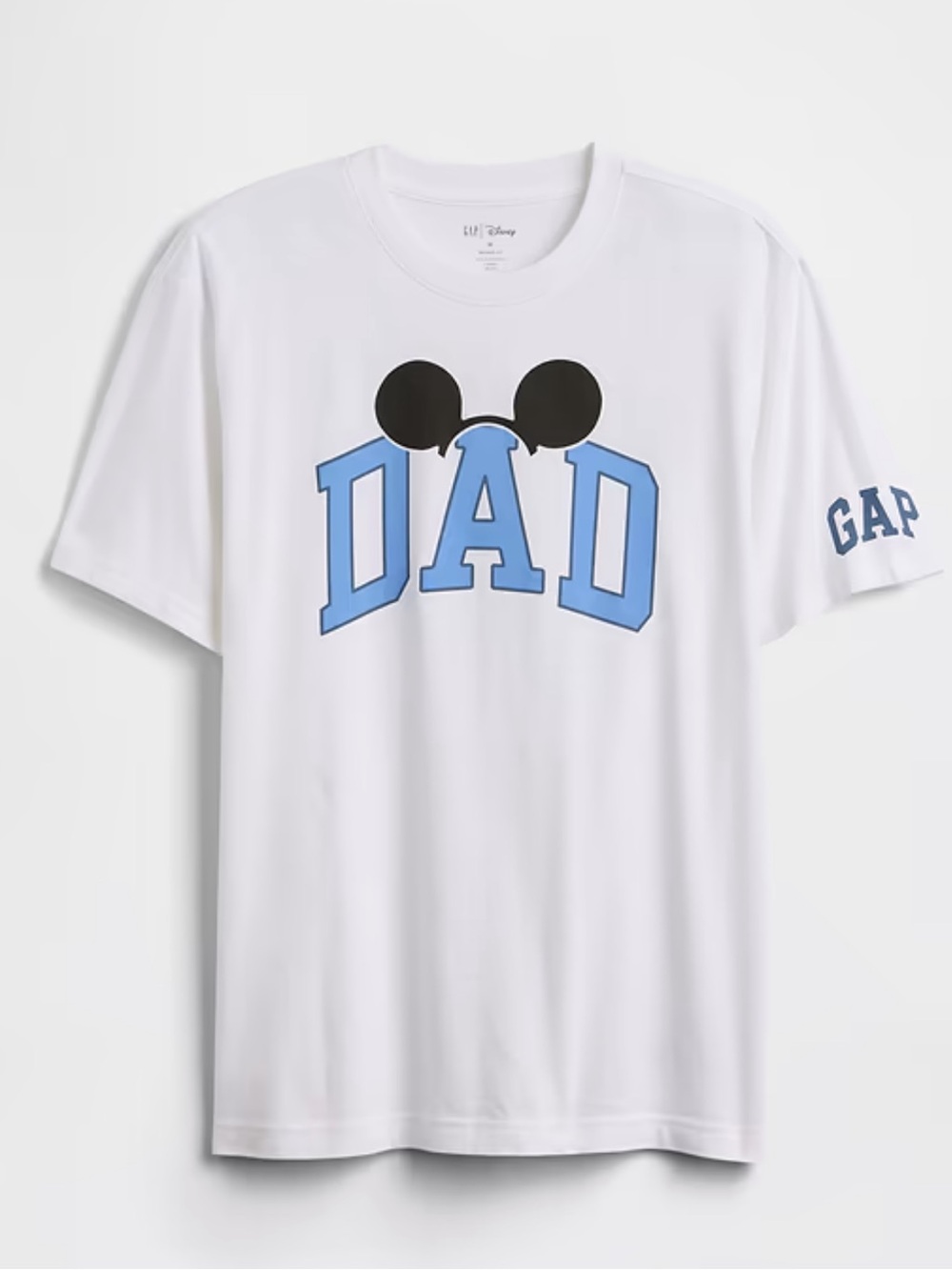 GAP X Disney white blue short sleeve t-shirt dad Mickey size L 💙🐭